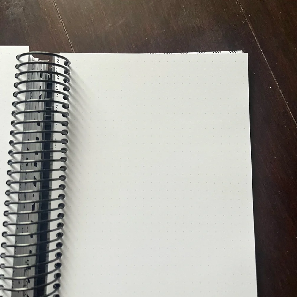Lights Planner Action Coil B6 Planner Daily New Weekly Cleaning Notebook TN